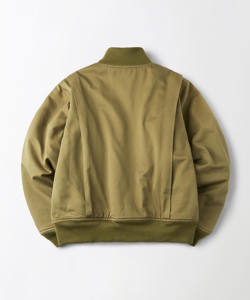 OUTSTANDING Tanker Jacket(Slant Pocket Type)_Khaki