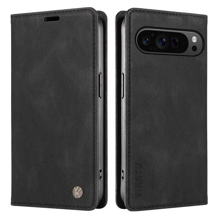 

YIKATU YK-005 For Google Pixel 9 Pro XL Case Skin-Touch Leather Card Slots Phone Cover