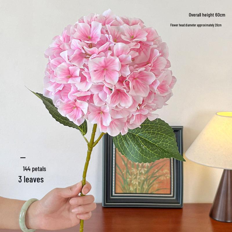 3D Printed Lisa Hydrangea Artificial Flowers, 144 Pieces for Floral Arrangements, Weddings, DIY Decorations, or Simulation Displays.
