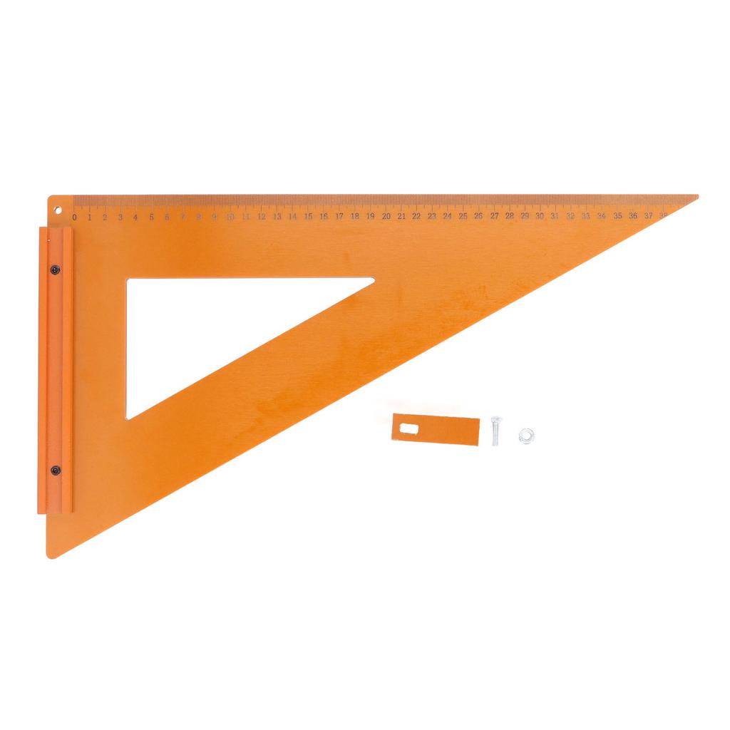 Woodworking Triangle Ruler 40x23cm Engineering Plastic High Accuracy 90 Degrees  Right Angle Carpenter