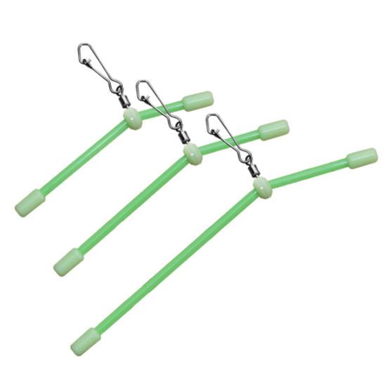 MUQZI Accessorio sportivo 5 pezzi Gancio girevole luminoso Connettore esca Bilancia per linea di pesce per la pesca in mare