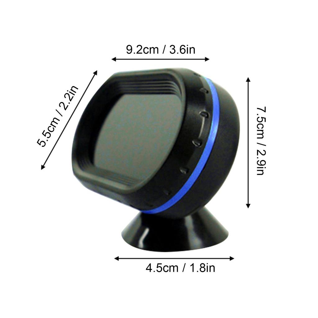 Car Thermometer Digital Clock DC 12V Automobile Clock LED Lighted Auto Dual Temperature Gauge Voltmeter Voltage Tester