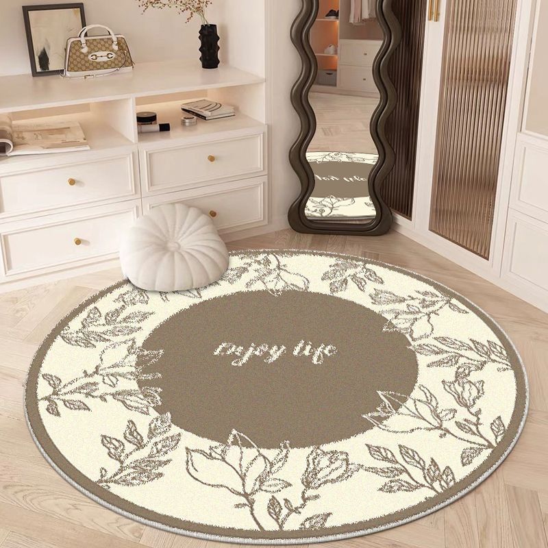 Living Room Round Carpet Thickened Sofa Tea Table Mat Cloak Room Floor Mat Dressing Table Foot Mat