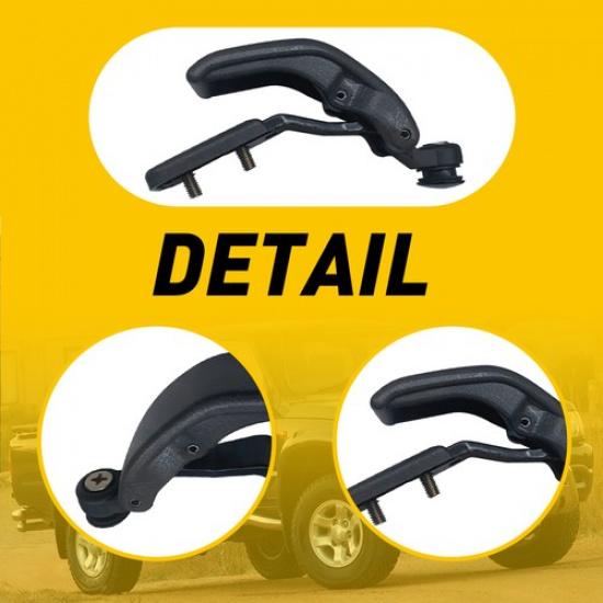 2X Gray Rear Window Latch Locks For Toyota Tacoma T100 1989-2000 Hilux 1988-1997