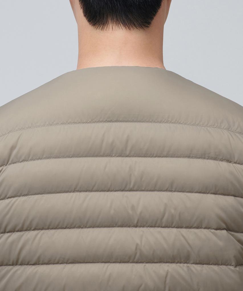 Musinsa Standard Transform Round Neck Light Down Jacket [Beige]