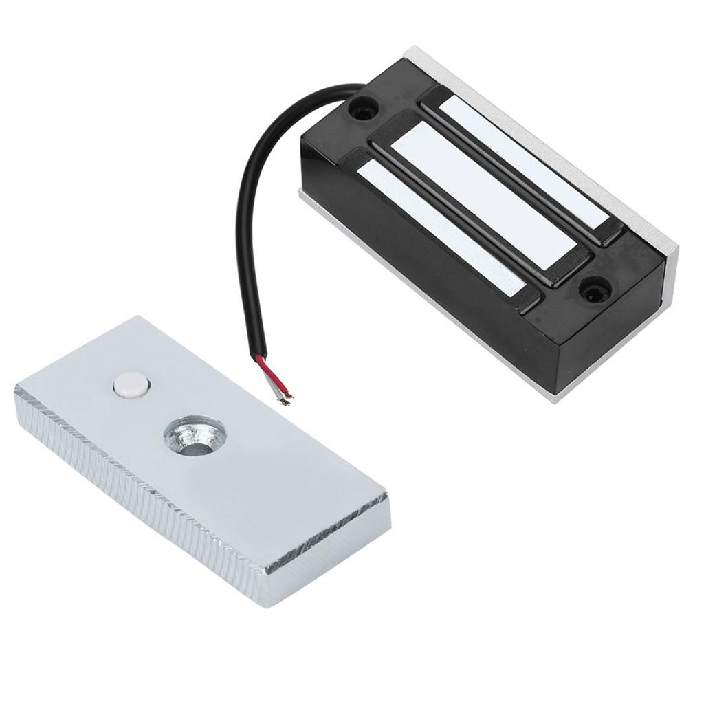 DC24V Mini Electromagnetic Lock Electronic Magnetic Door Lock 60KG Power On Lock