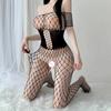 Frauen Fishnet Ouvert Bodystockings Schwarz Korsett Erotische Body Aushöhlen Dessous Durchsichtig Overall Sexy Unterwäsche Neue