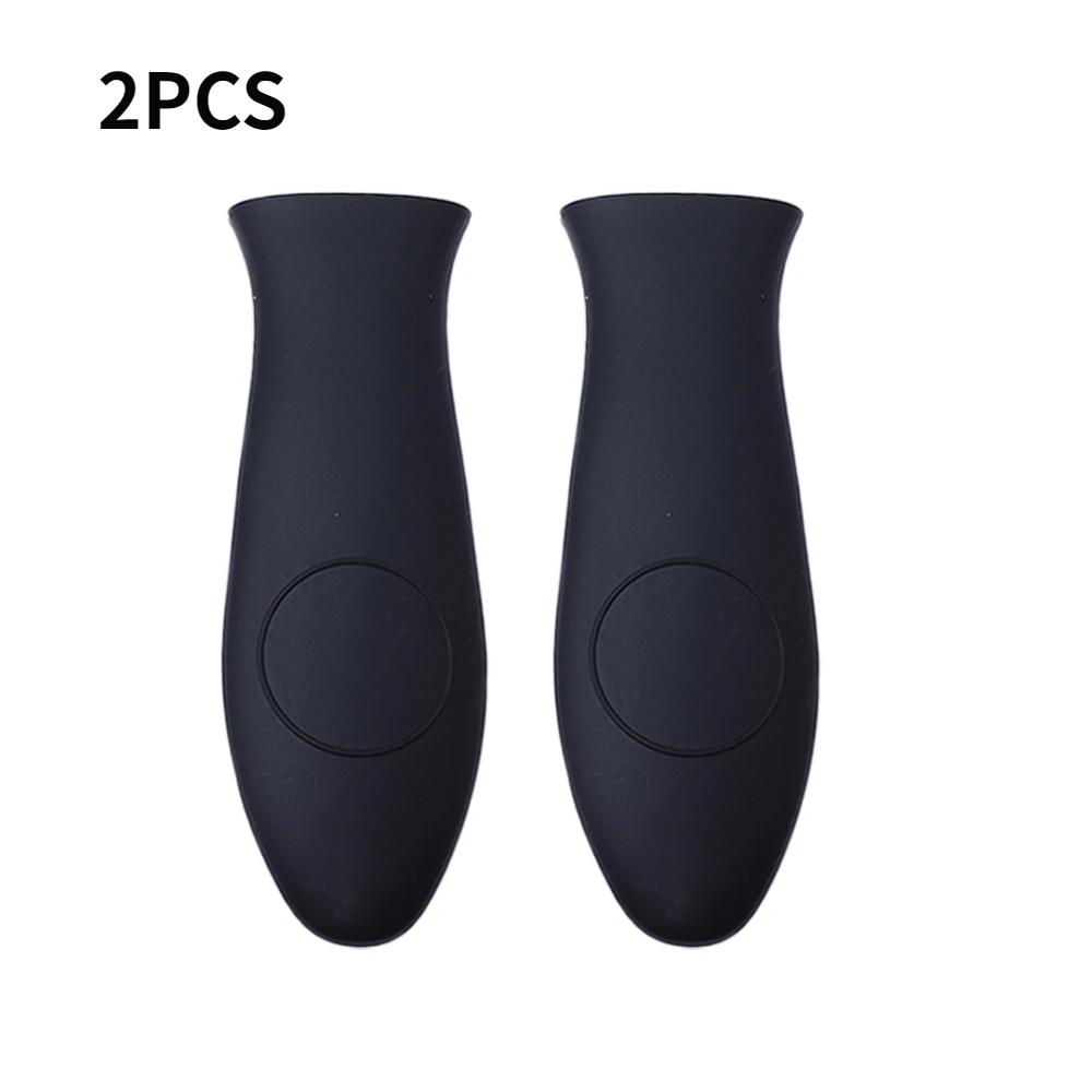 Insulated Pot Handle Holder Silicone Pot Handle Cover Antislip Heat Resistant Potholder Anti-scald Kitchen Cookware Gadgets