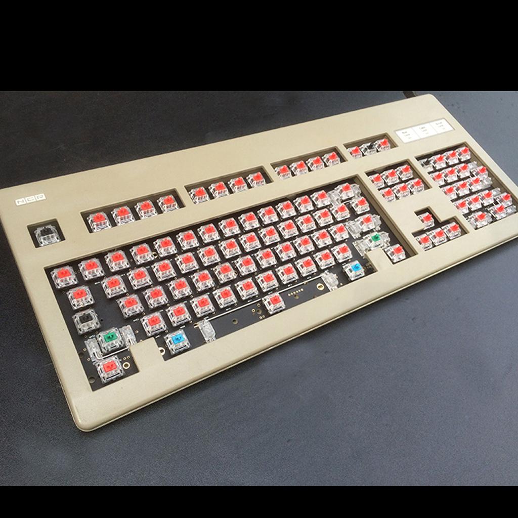 104 Keys Transparent ABS Keycaps Keycap OEM MX Switches Gaming Mechanical Keyboard Pcb Mounted Stabilizer Case