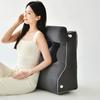 Lesekissen-Set zum Sitzen im Bett Keilkissen mit Nackenkissen & Tasche für Rückenunterstützung Schlafbein Abnehmbarer waschbarer Bezug für Erwachsene Bett