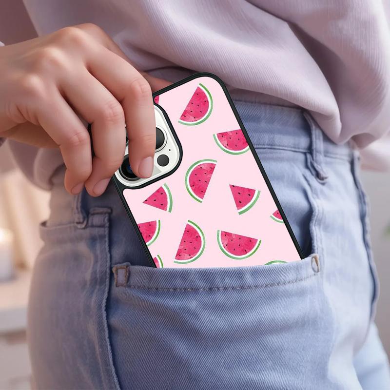 

Cute Fruit Patterned Phone Case For iPhone 17 Air 15 16e 14 13 Pro Max Coque 12 11 Pro Max PLUS cover iPhone 13