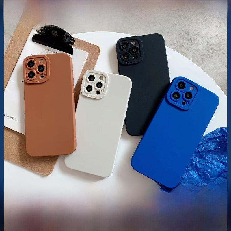 

Pupil Apple 15Pro iPhone 14 Lens Protection Case: Full-Cover Anti-Fall TPU Soft Shell.