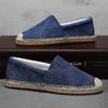 2026 Fashion Men's Fisherman Espadrilles Casual Slip-on Flats Comfortable Breathable Shoes with Durable Sole for Daily Walking
