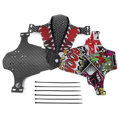 Parafango Anteriore e Posteriore per Bicicletta, Set di 2 Parafanghi per Biciclette da 26" 27.5" 29"