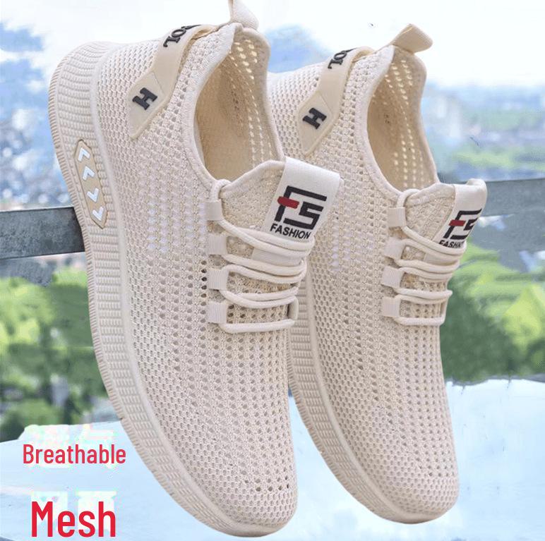Men's Breathable Mesh Slip-On Sports Shoes - All-Match, Summer Style
