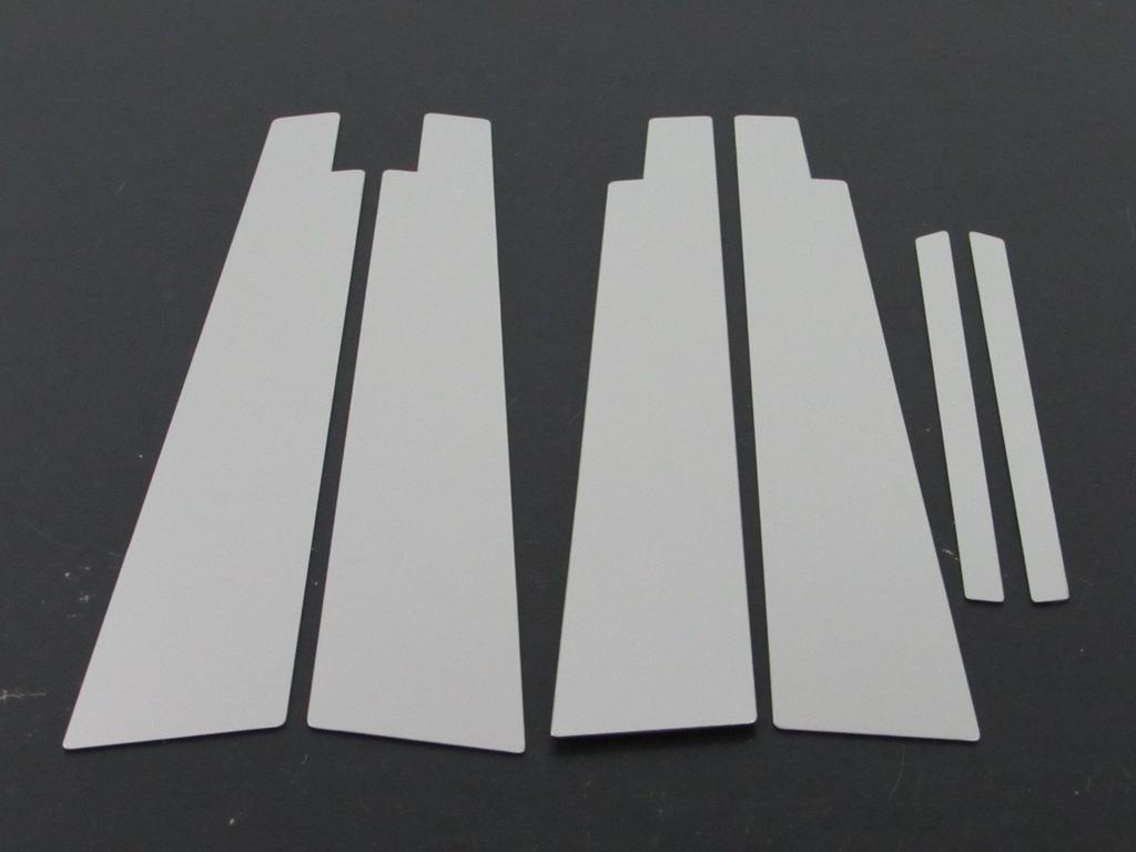 BRIGHTZ Finish Stainless Steel Plated Pillar Panels for Toyota Crown Majesta Ultra-Mirror (6-Piece Set) UZS186/UZS187 (PIL-SIL-337) (Part Number