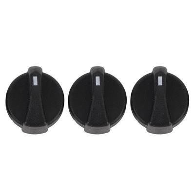 3Pcs AC Heater Blower Fan Control Knob 1210001000 Replacement for Peterbilt 330 335 357 367 375