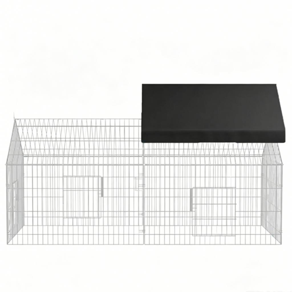 Chicken Tarp Shade Cloth Weather Resistant Replacement Easy to Install Sun Protection Chicken Coop Cover for Yard Outdoor Use