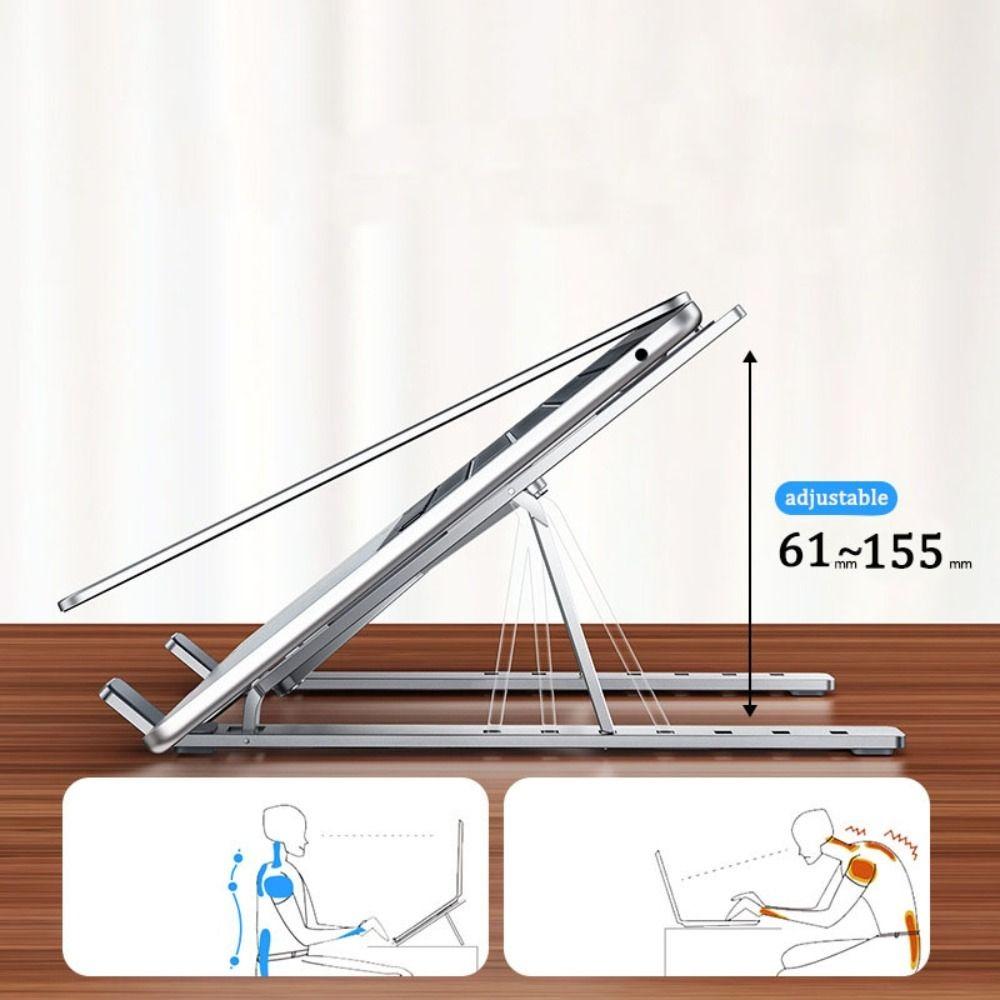 Aluminum Zinc Zinc Alloy Laptop Holder Stand Lifting Notebook Support Base  Laptop Accessories