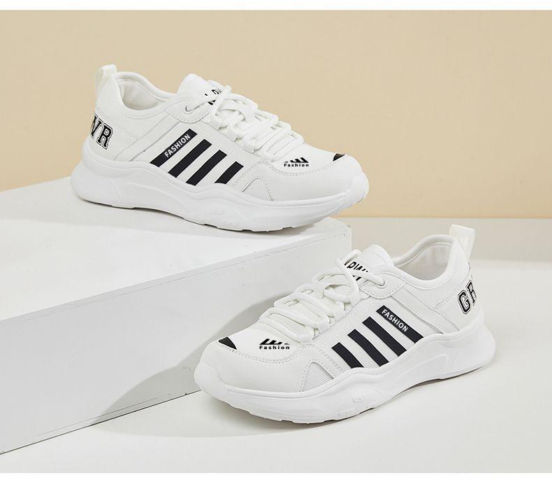 

2024 new summer lightweight sports shoes women s thin mesh casual soft-soled breathable dad shoes women s student shoes 40 білий