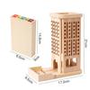 Parent-Child Interactive Wooden Stick Children's Battle Spatial Thinking Training Puzzle Educational Balance Wooden Toy Gifts