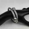Braccialetti Hip Hop in Acciaio Inossidabile Doppi Braccialetti Teschio per Uomo Regolabile Intrecciato Wrap Bracciale a Manetta Gioielli Scheletro Pulseras