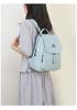 Women's Versatile Leather Backpack - Casual, Lightweight, Fashionable, Convertible Shoulder/Backpack Bag for Travel or School