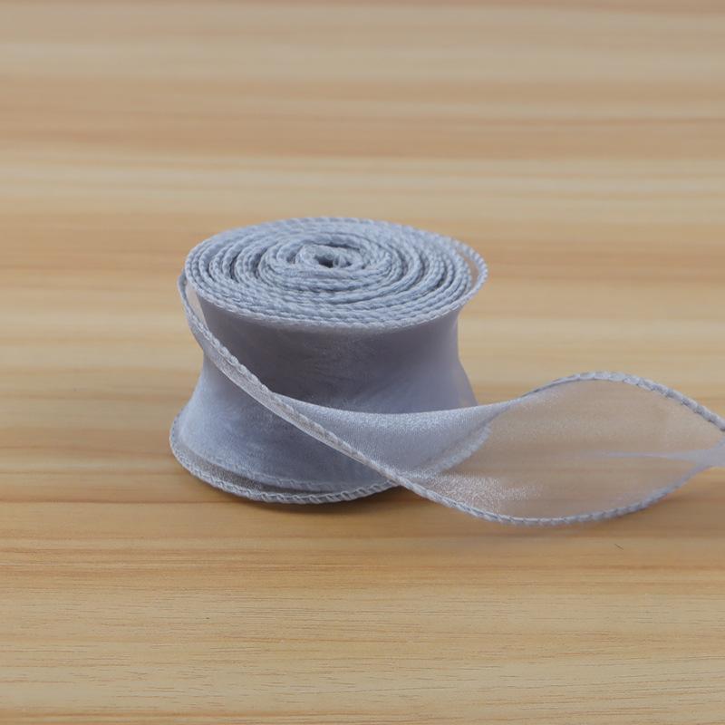 10 Yards Soft Fishtail Organza Ribbon Eco-Friendly Sheer Craft Ribbon for Gift Box Wrapping Bridal Shower DIY Handmade Ornaments