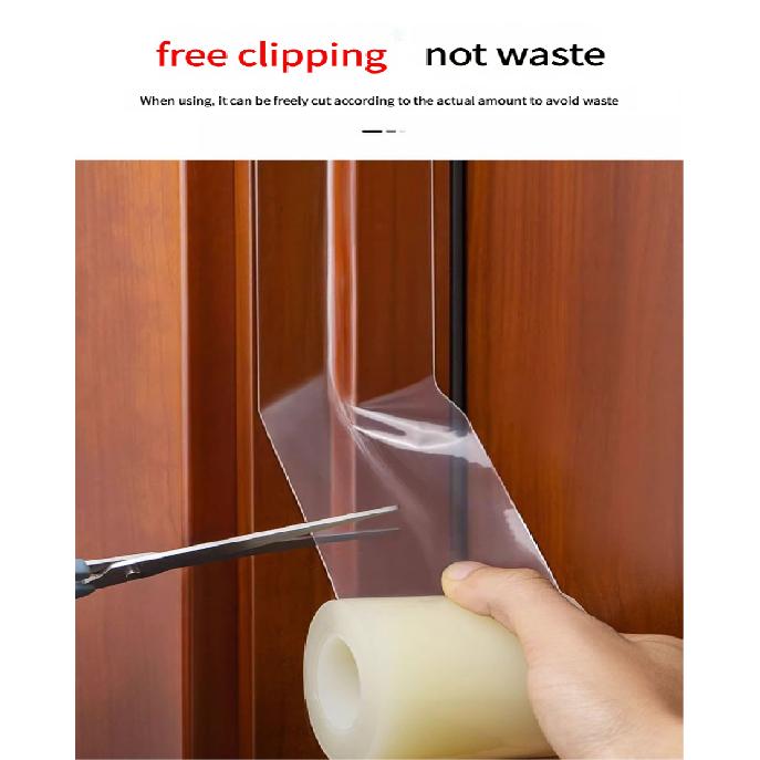 Window Insulation for Winter Weather Sealing Tape Residue Free Clear Window Draft Isolation Sealing Film Tape for Doors Windows Mass Air Flow 3