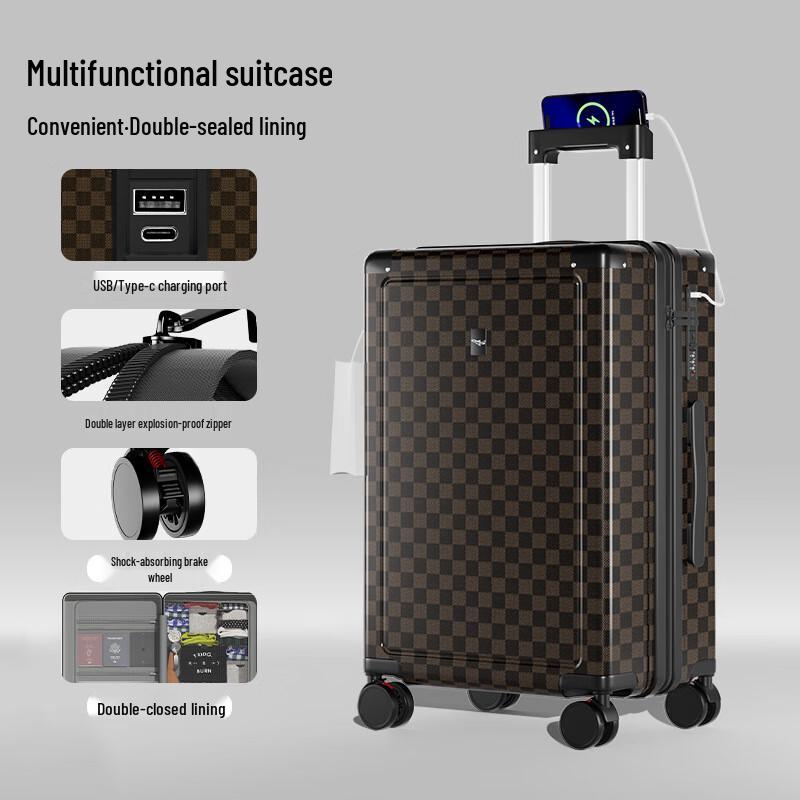 OEING Multi-functional Business Travel Trolley Case 26 inch