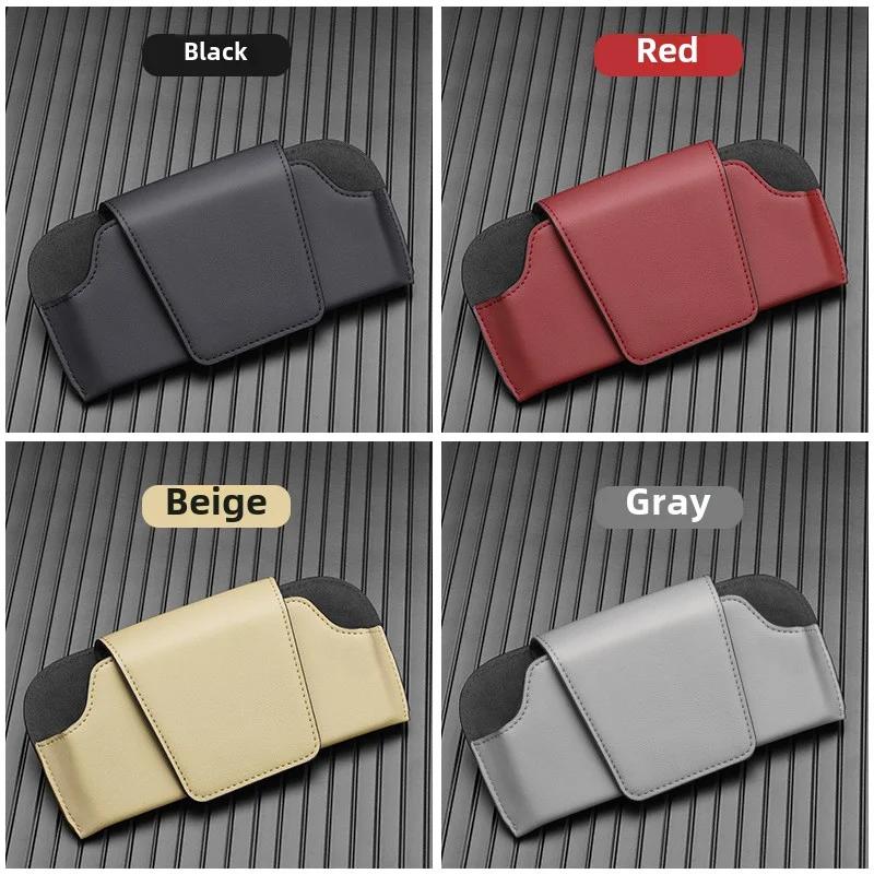 Premium Car Glasses Clip Holder Anti Slip Multi Functional Sun Visor Organizer Universal Fit for All Cars Auto Accessories