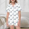 Kids' Printed Pajama Set - Short Sleeve & Shorts Sleepwear