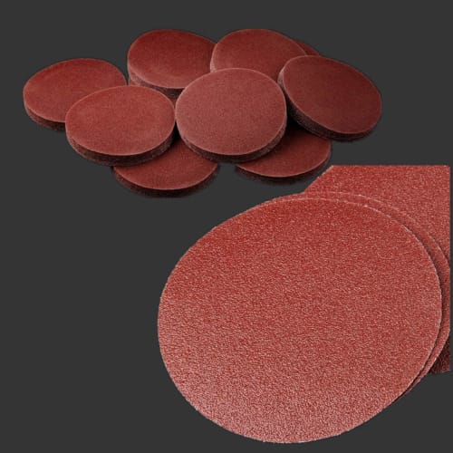 Pack of 60 100mm Sanding Discs, Water-Resistant Sanding Paper, Round, for Sanding Metal, Wood, and Metal Surfaces, Mixed Grit Abrasive Paper, 320, 600