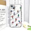 Oil Painting of Snow Scene Skiing Pattern Phone Case for iPhone 17 16 12 11 14 Plus 13 15 Pro Max 12 13 Mini X XS XR Soft Cover
