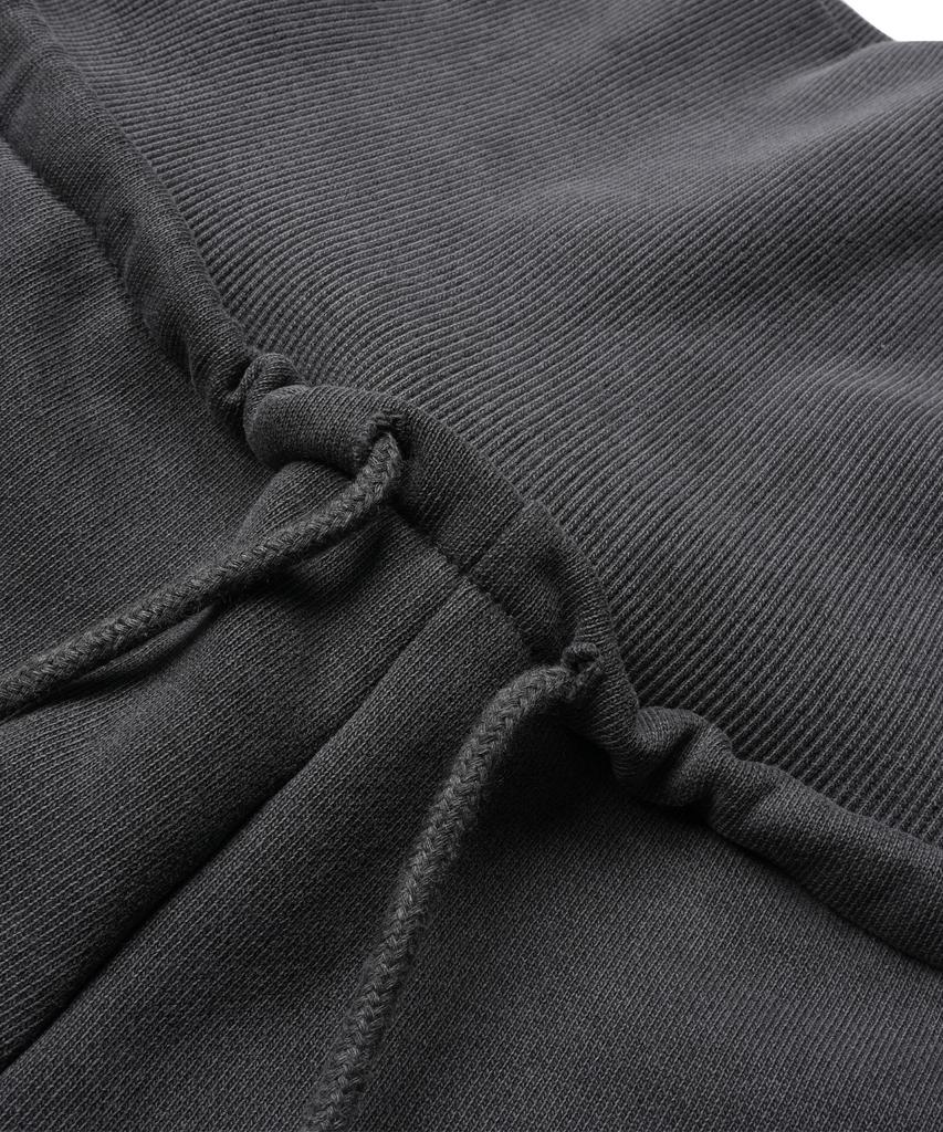 DOFFSEPT Rib Bootcut Sweat Pants In Charcoal