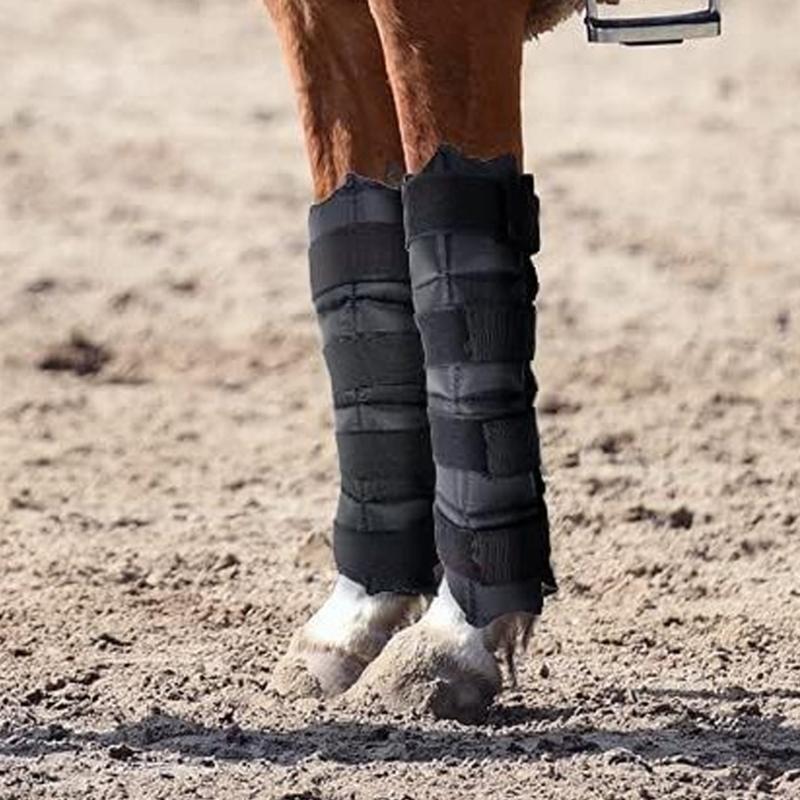 Verstellbare Kühlschuhe Pferdebeinlinge Für Komfort Und Halt Mit Befestigungselementen 40x38cm