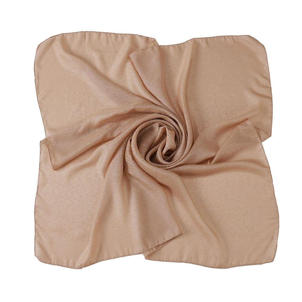 Women Malaysian Square Scarves Foulards Female Bandana Lady Hijabs 90CM