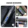 Leather Car Door Handle Protection Sleeve Anti Stick Interior Accessory For Ford Fiesta Ranger Mondeo Escape Ecosport Fusion