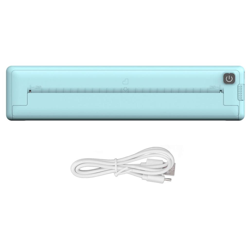 Thermal Printer A4 Mini Portable Wireless Handheld Bluetooth Inkless 200dpi Automatic Shutdown Type