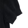 Hermes Cashmere 100% Short Sleeve Sweater 34/S Black PARIS Knit Women Used
