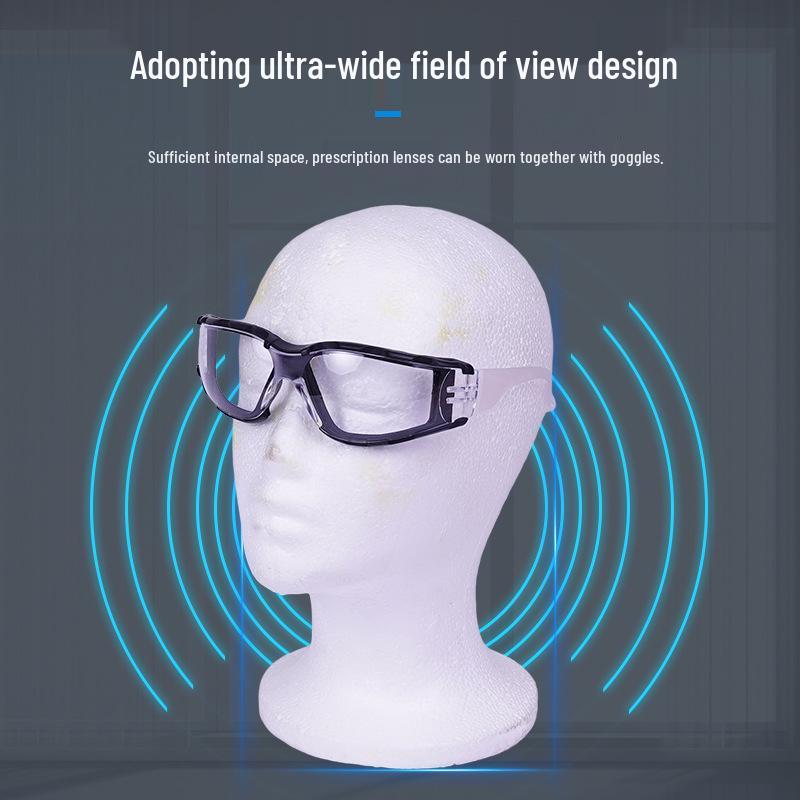 Industrial Multi-Functional Anti-Fog Goggles: Scratch & Impact Resistant, Protective Anti-Splash Glasses