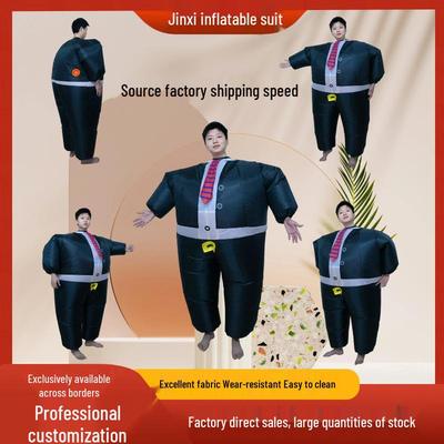 Men's Inflatable Fat Suit Costume for Halloween, Bachelor Parties, and Masquerades