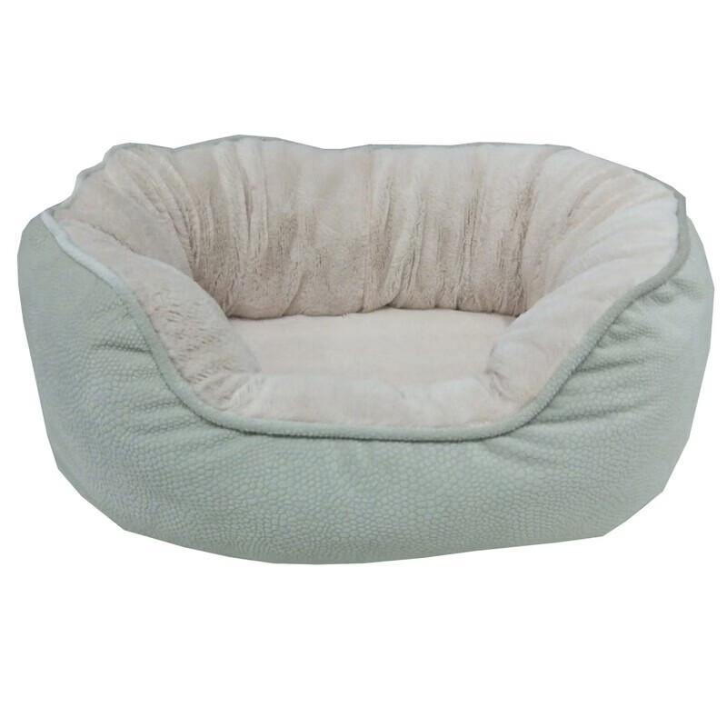 Yun Xiaoshi Lychee Fabric Warm Oval Pet Bed