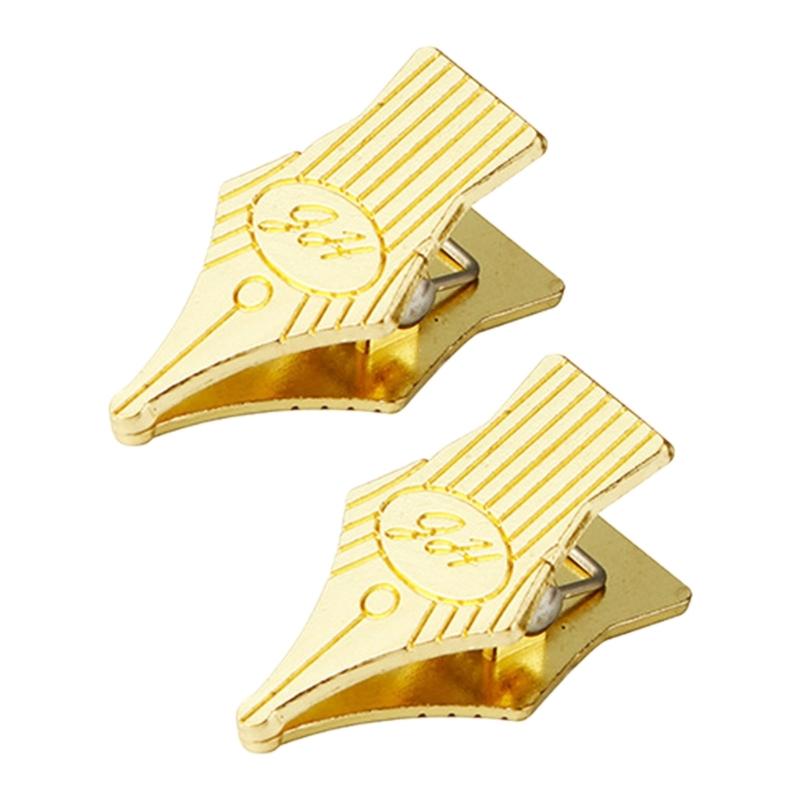 2Pcs Antique Note Paper Clip Journaling Page Clip For Book Notebook Journal Planner Documents Receipt Organization