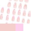 New Simple French Nail Art Tablets Almond Nail Art Nails Summer Flower Nail Tablets