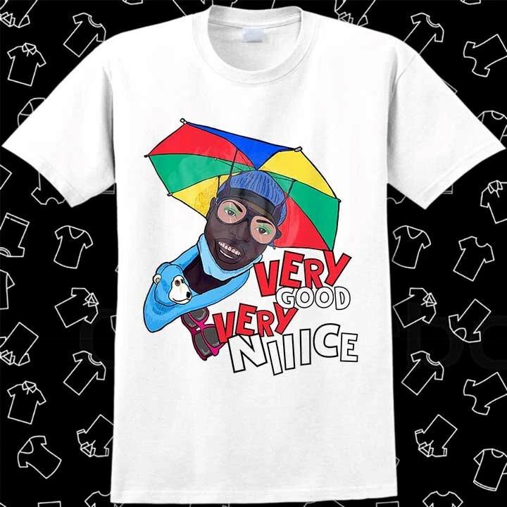 Hello Chicken Nugget Very Good Very Nice Umbrella Hat T Shirt Meme Gift Tee 550 M