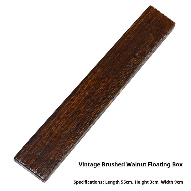 Pine Wood Fishing Float Box Multi-Functional Long 55-60cm Wooden Fish Float Display Box Main Line Box Large Outdoor Camping T...