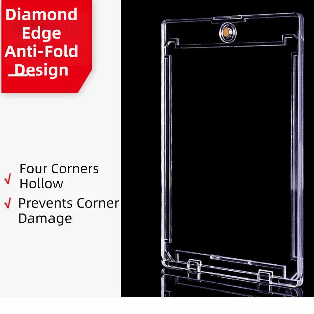 5Pcs 35PT Thickness Idol Photo Cards Protector Magnetic Game Card Storage Box  Game Cards Display