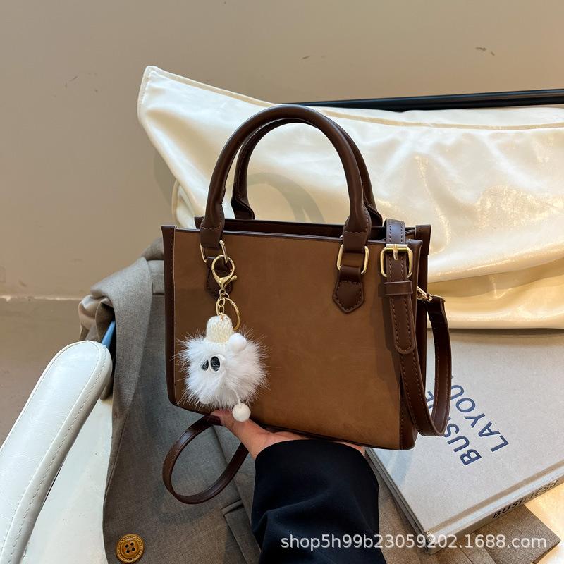 New Senmeng retro handbag bag women's trend fashion small tote bag single shoulder crossbody small square bag