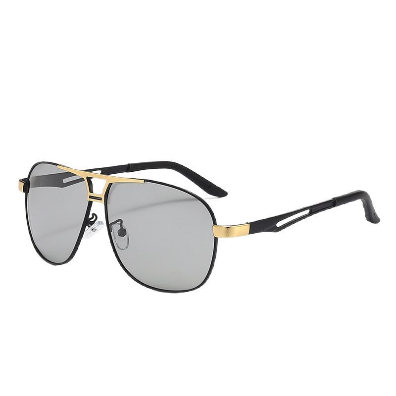 New men's polarized sunglasses, driving sunshade glasses, day and night color-changing sunglasses